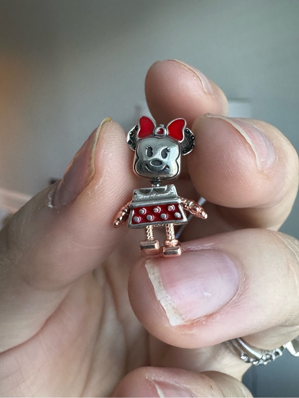 New Disney Minnie Mouse Robot Charm - Picture 2 of 3